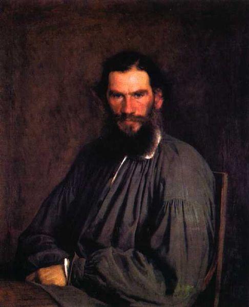 Ivan Kramskoi Leo Tolstoy oil painting image